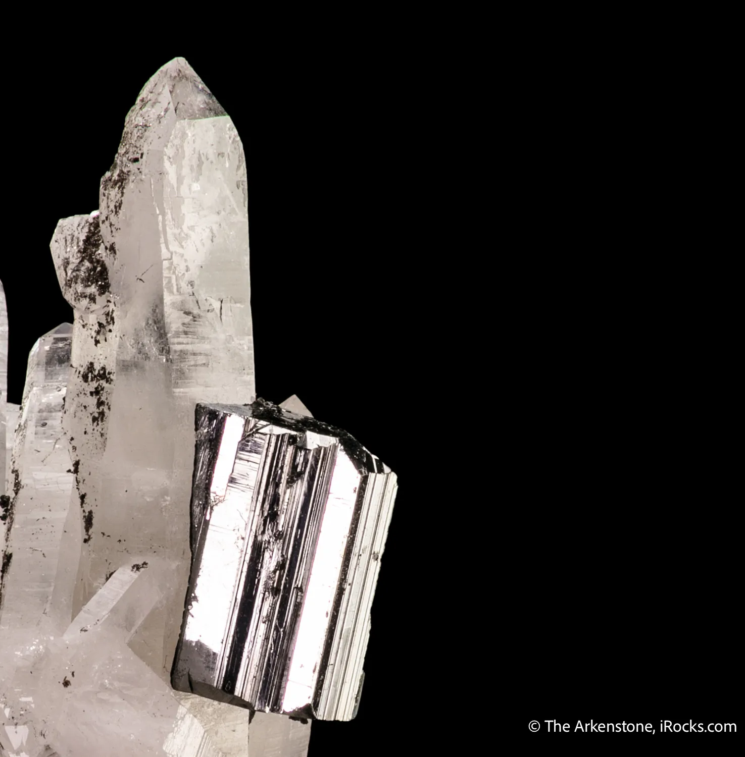 Bournonite on Quartz - image 4
