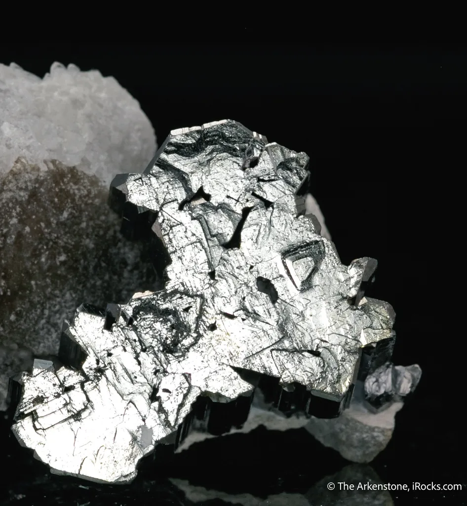 Bournonite on Quartz - image 4