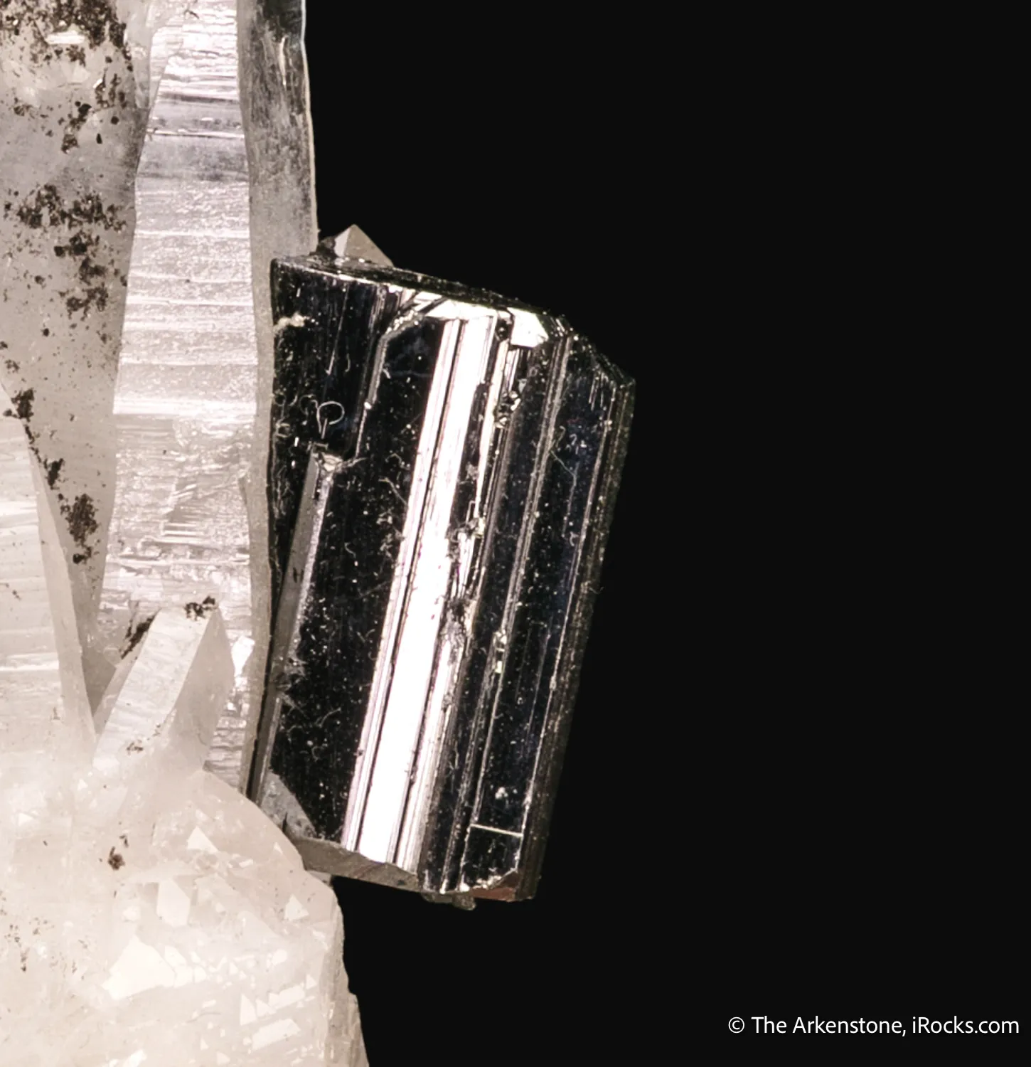 Bournonite on Quartz - image 1