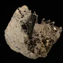 Bournonite on Quartz - image 3