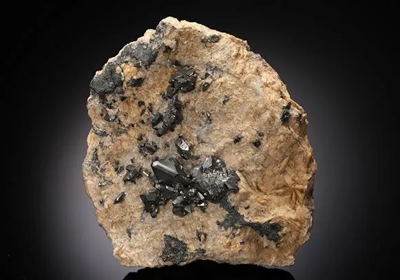 Bournonite on Siderite - image 1