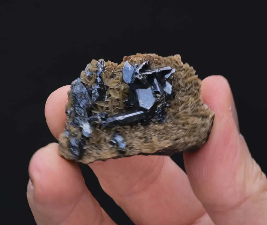 Bournonite on Siderite - image 2