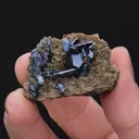 Bournonite on Siderite - image 2
