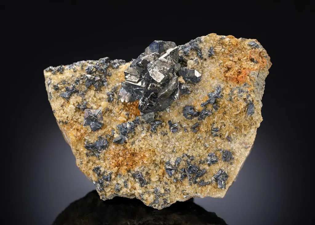 Bournonite on Siderite image