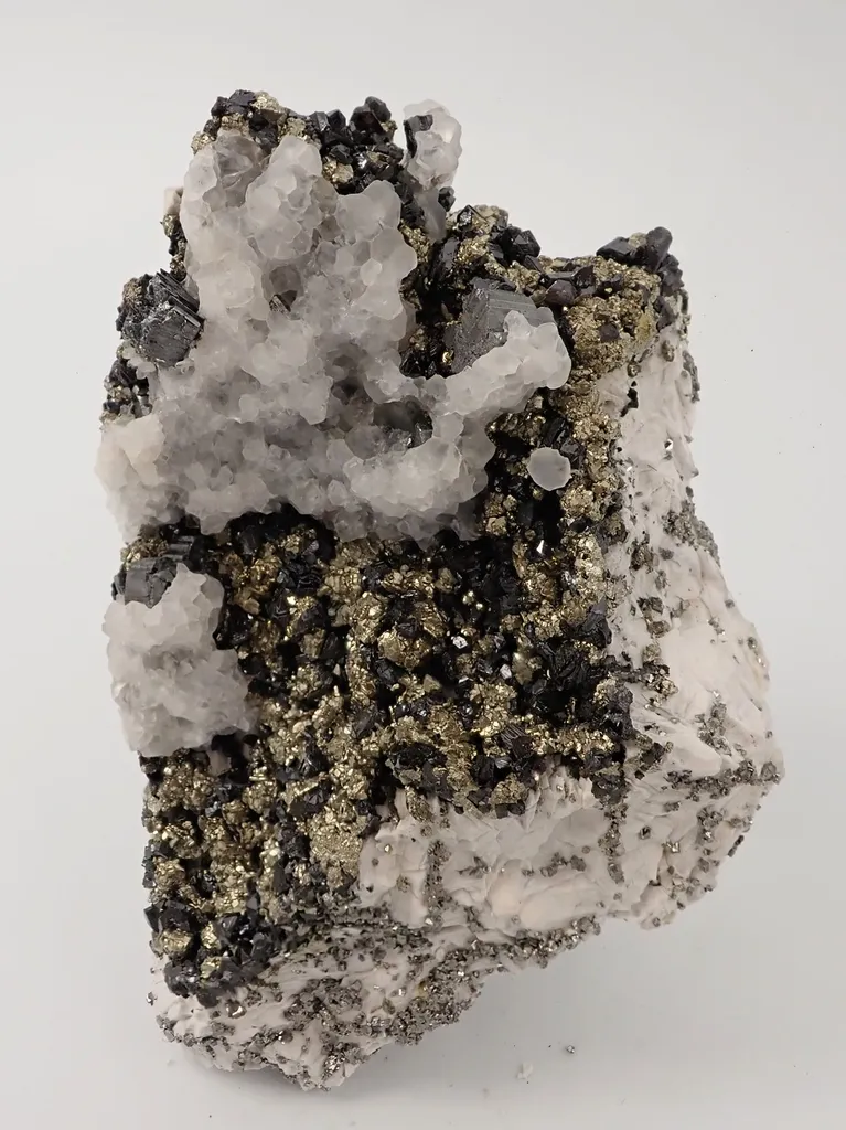 Bournonite, Pyrite and Calcite - image 2