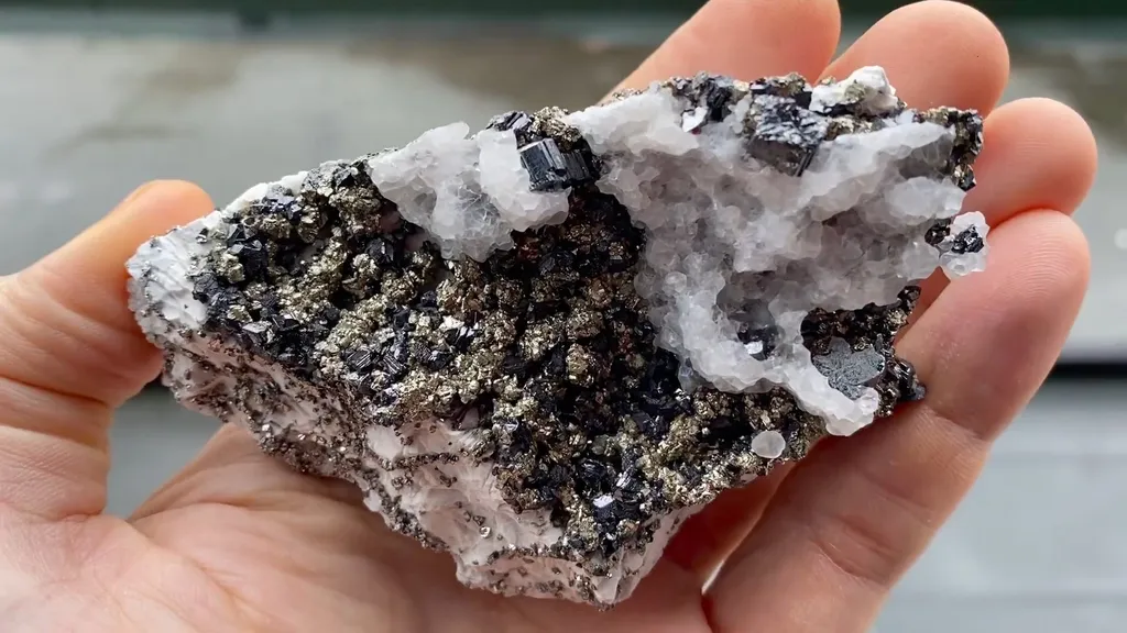 Bournonite, Pyrite and Calcite - image 5