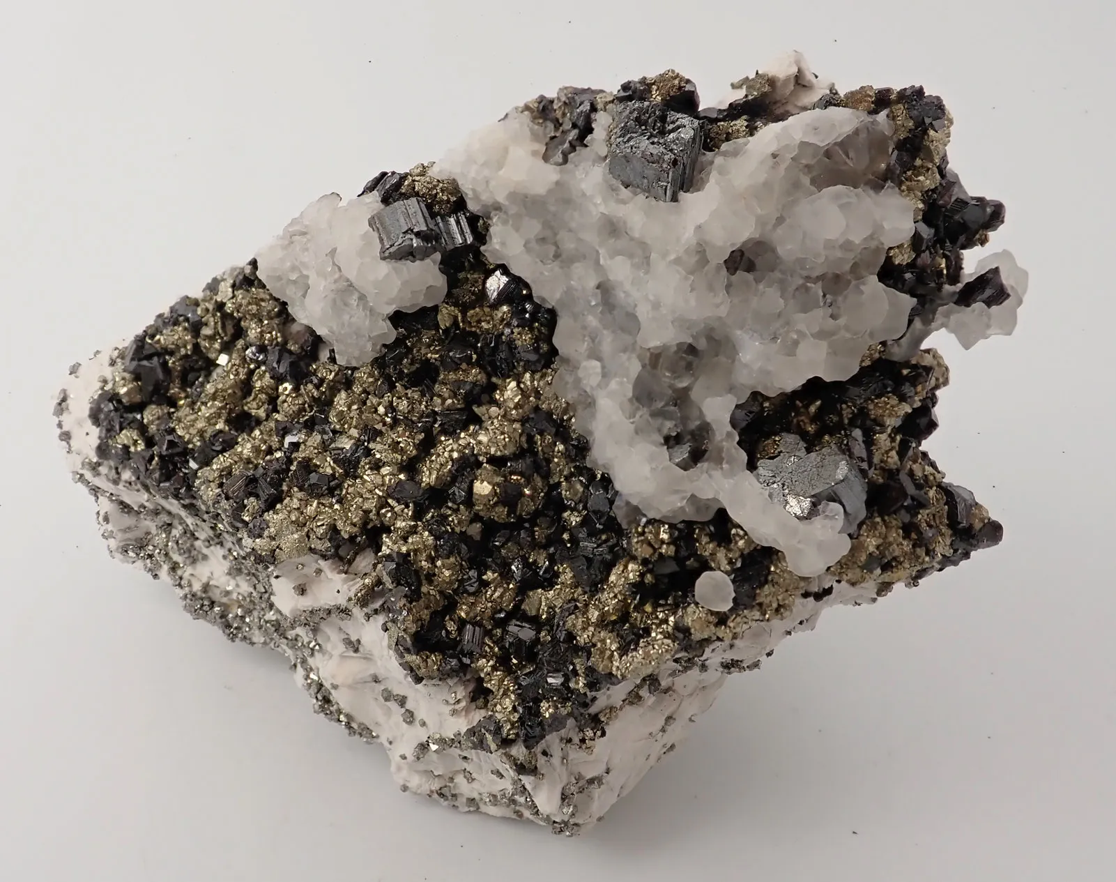 Bournonite, Pyrite and Calcite - image 4
