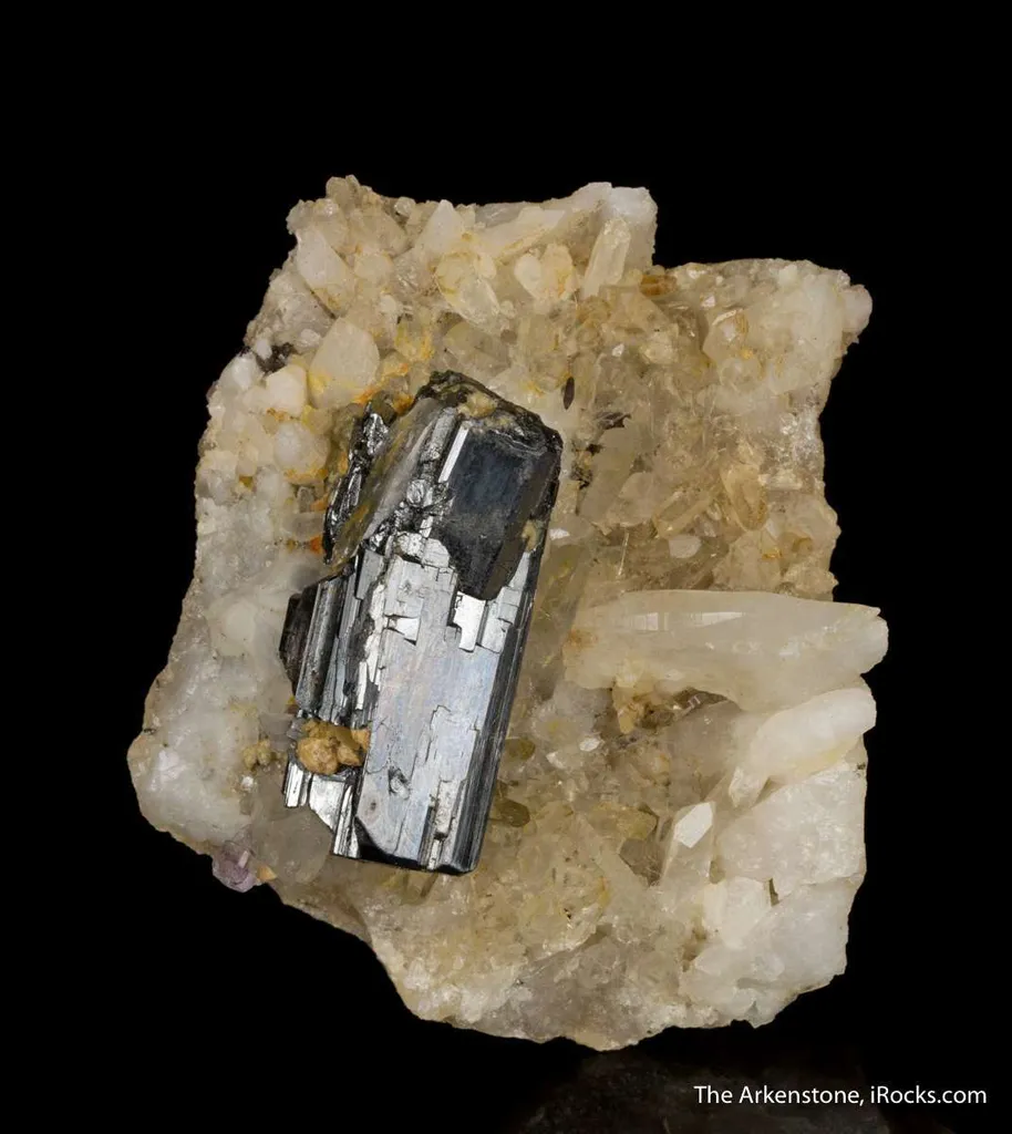 Bournonite, Quartz image