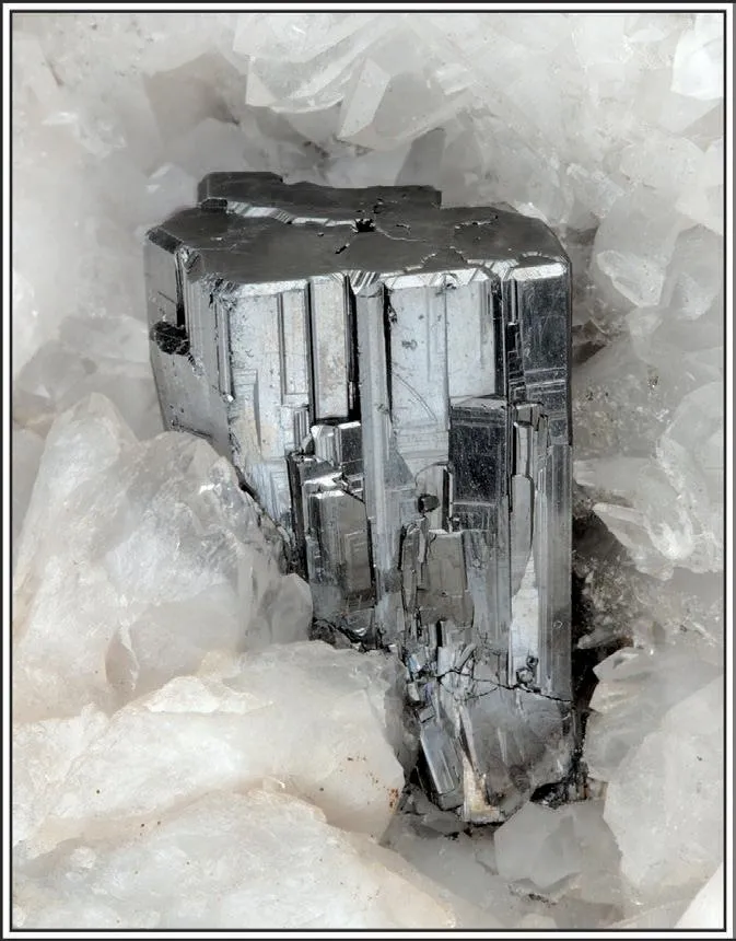 Bournonite, Quartz image