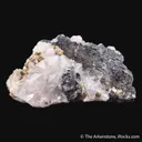 Bournonite (Twinned) with Chalcopyrite & Quartz - image 4
