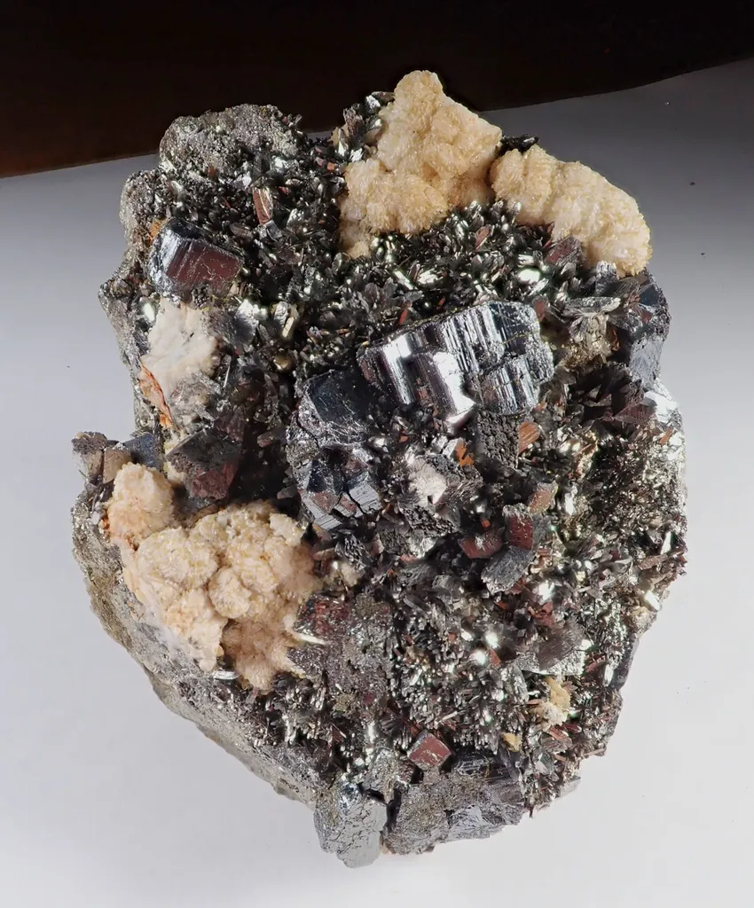 Bournonite with Arsenopyrite and Calcite image