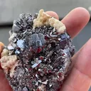 Bournonite with Arsenopyrite and Calcite - image 5