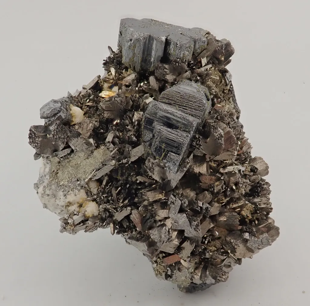 Bournonite with Arsenopyrite and Calcite image