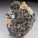 Bournonite with Arsenopyrite and Calcite - image 2
