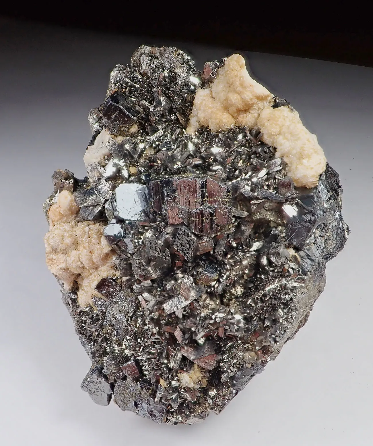Bournonite with Arsenopyrite and Calcite - image 2