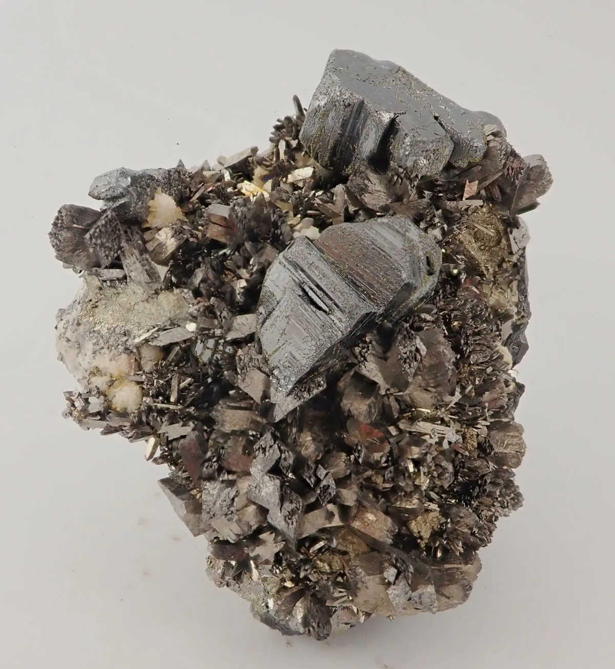 Bournonite with Arsenopyrite and Calcite - image 3