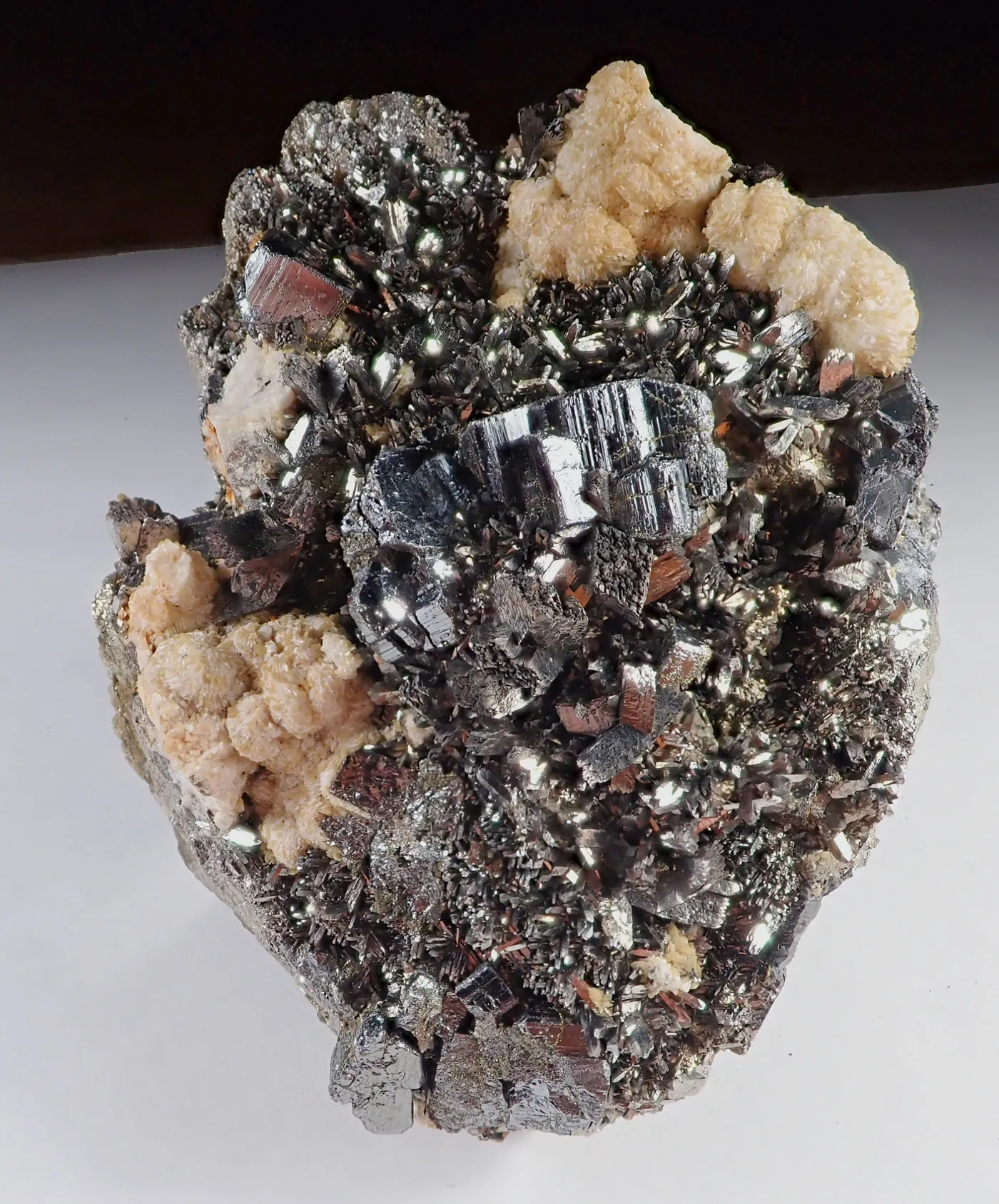 Bournonite with Arsenopyrite and Calcite - image 3