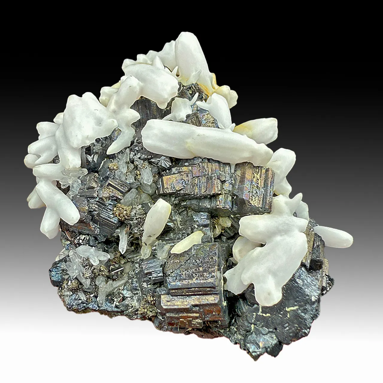 Bournonite with Calcite - image 1