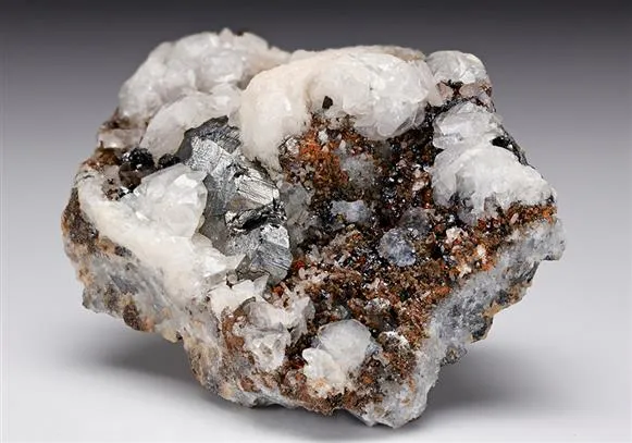 Bournonite with Calcite - image 1