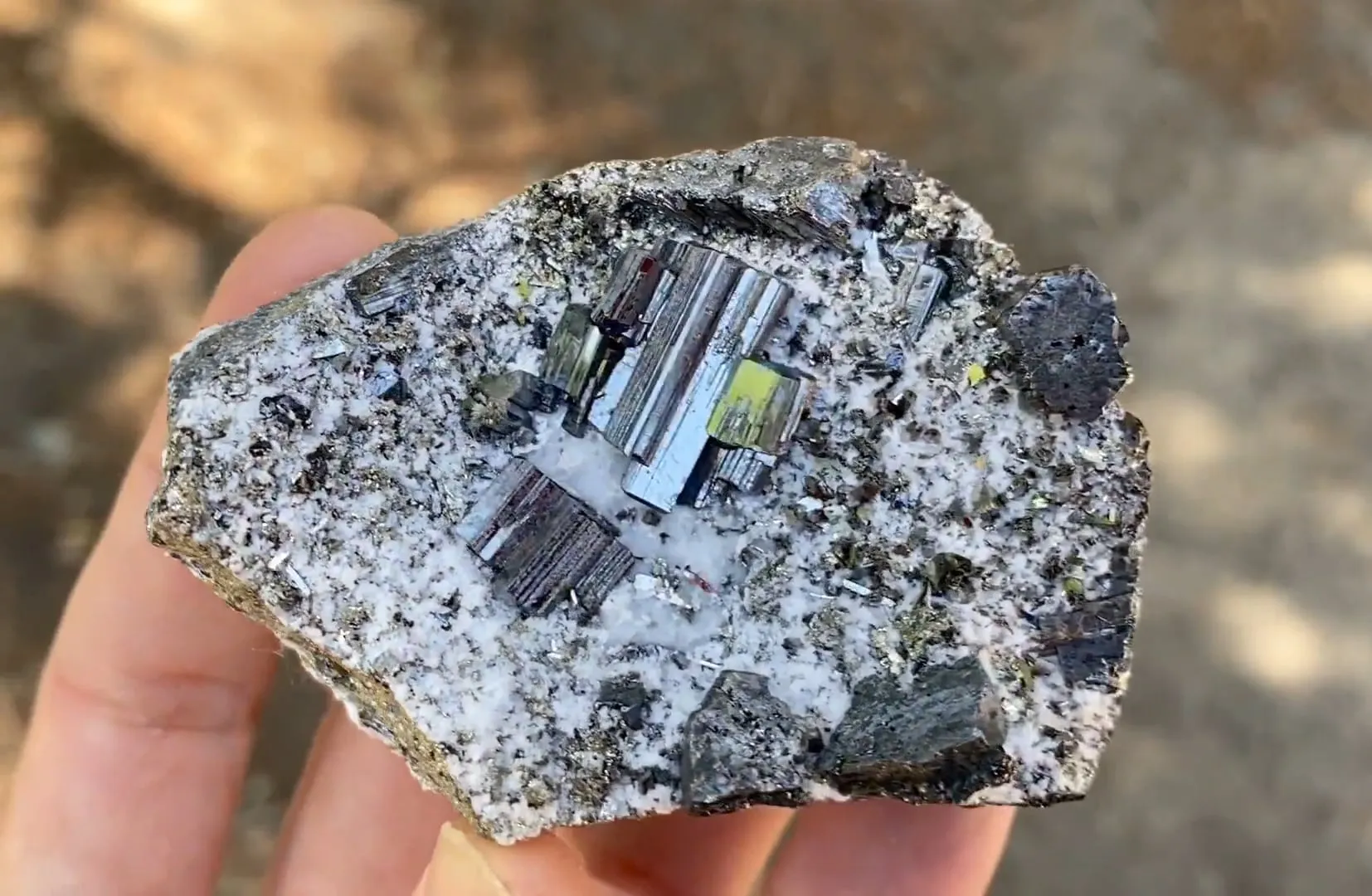 Bournonite with Calcite and Pyrite - image 5