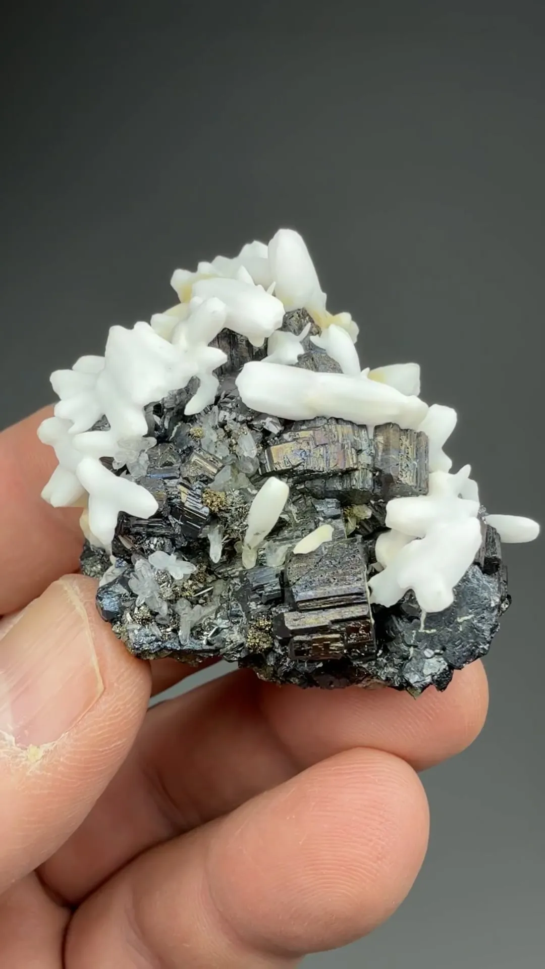 Bournonite with Calcite - image 2
