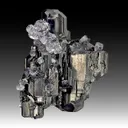 Bournonite with Fluorite - image 1