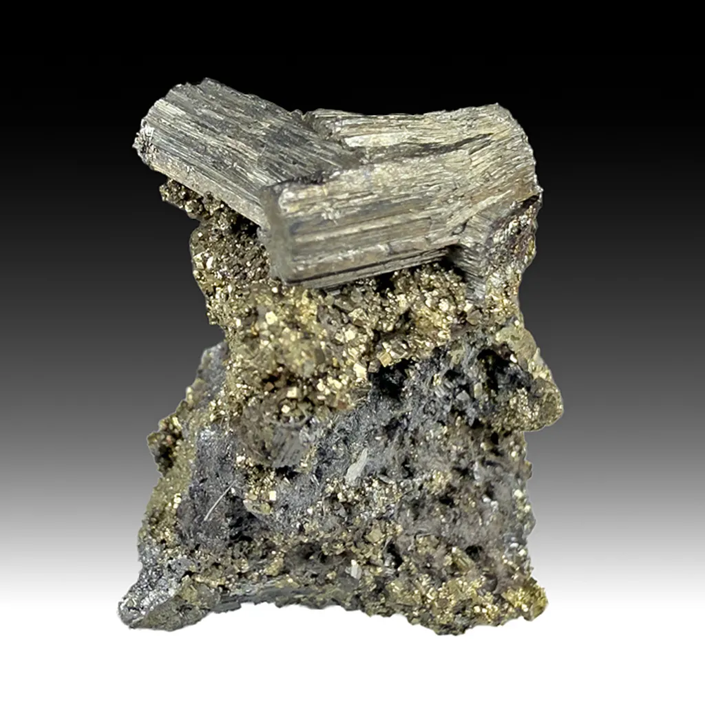 Bournonite with Pyrite image
