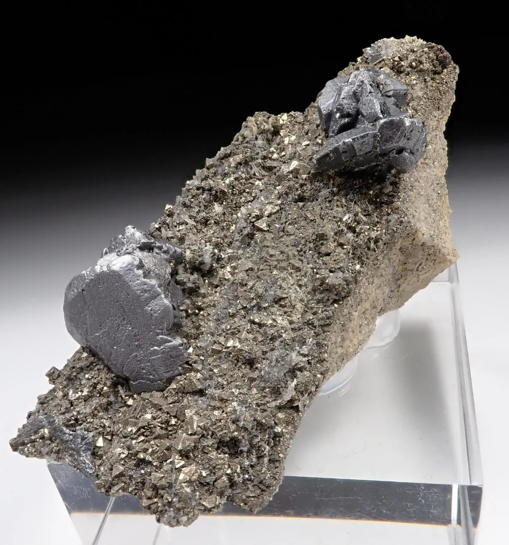 Bournonite with Pyrite - image 3
