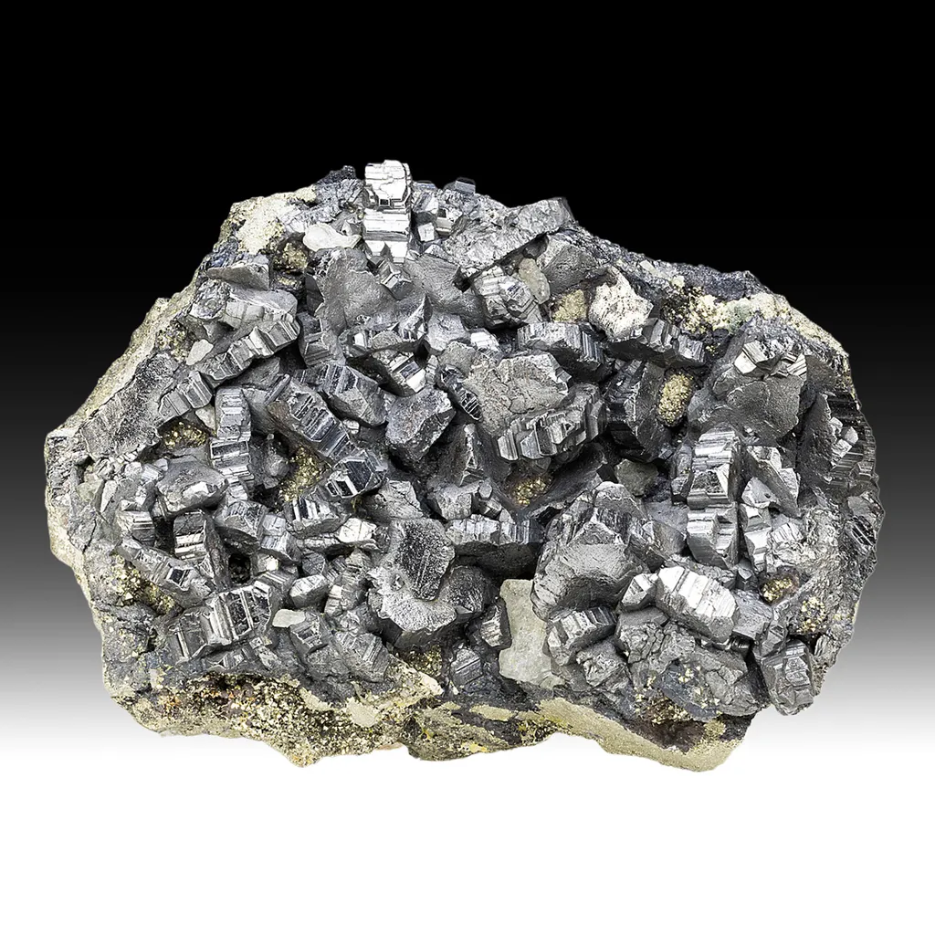 Bournonite with Pyrite, Barite image