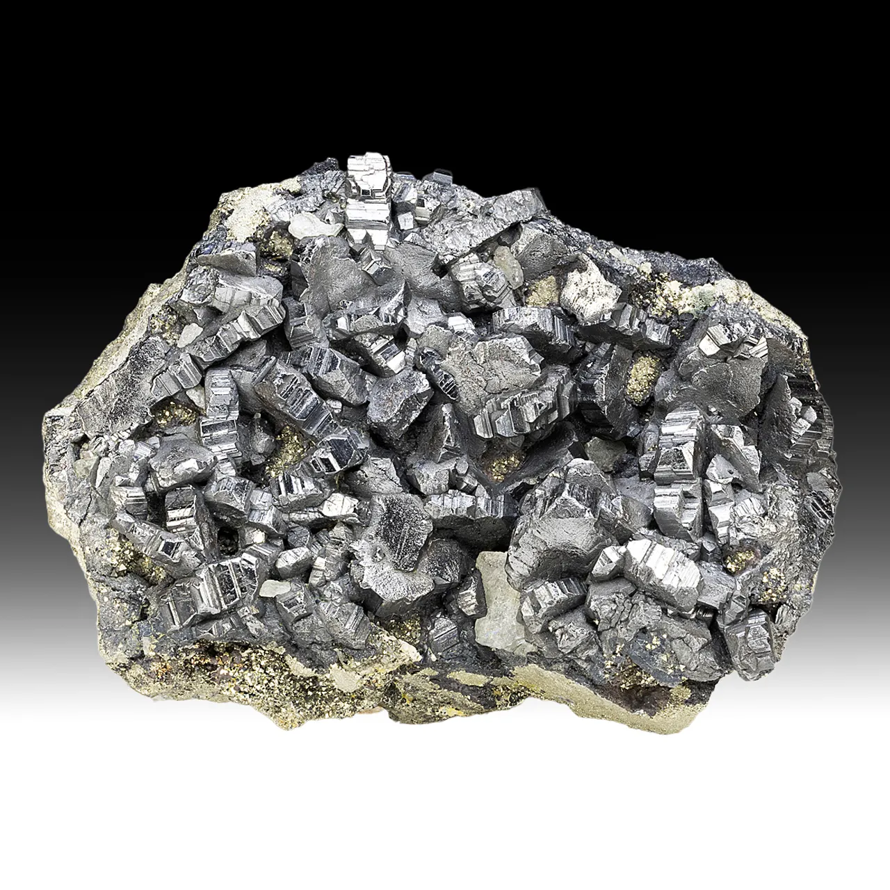 Bournonite with Pyrite, Barite - image 1