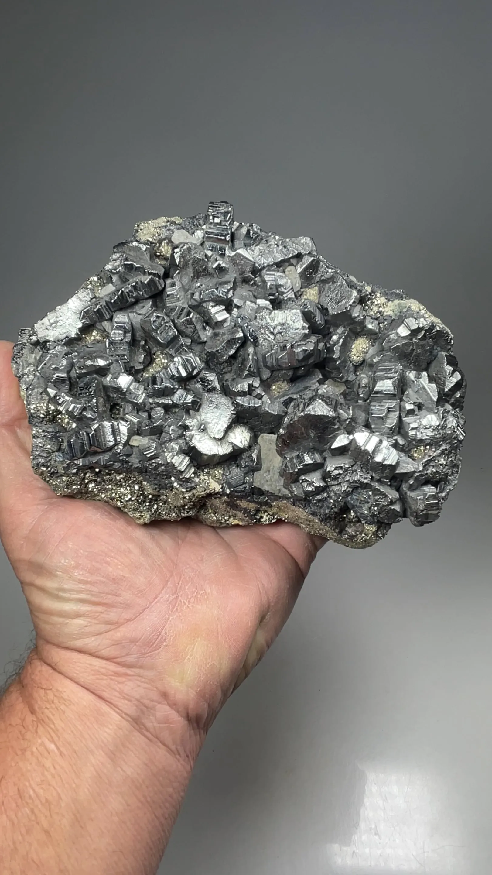 Bournonite with Pyrite, Barite - image 2