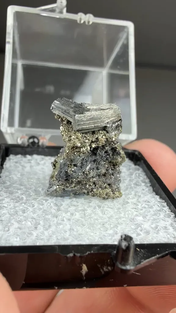 Bournonite with Pyrite - image 2