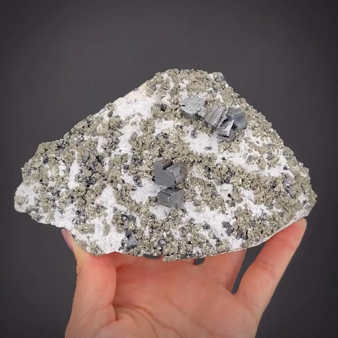 Bournonite with Pyrite, Calcite and Sphalerite - image 1