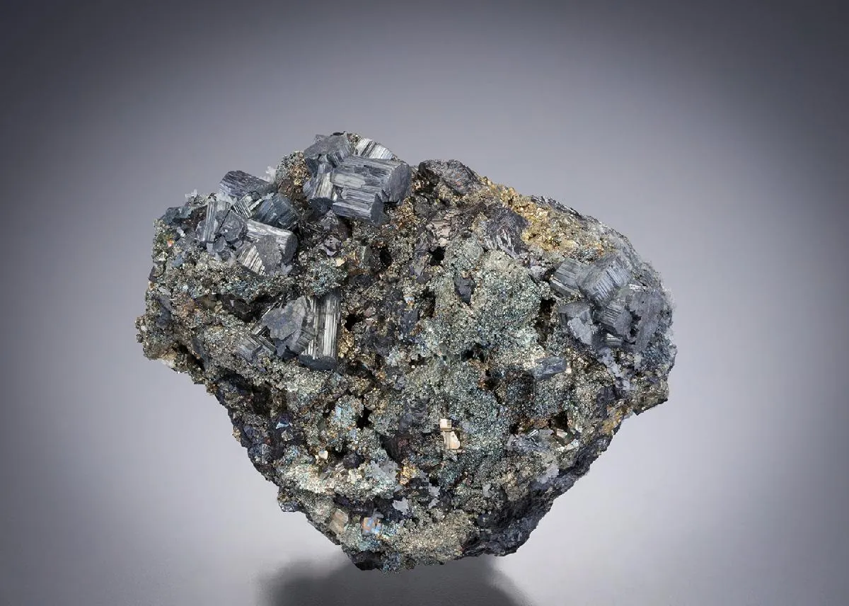 Bournonite with Pyrite - image 1