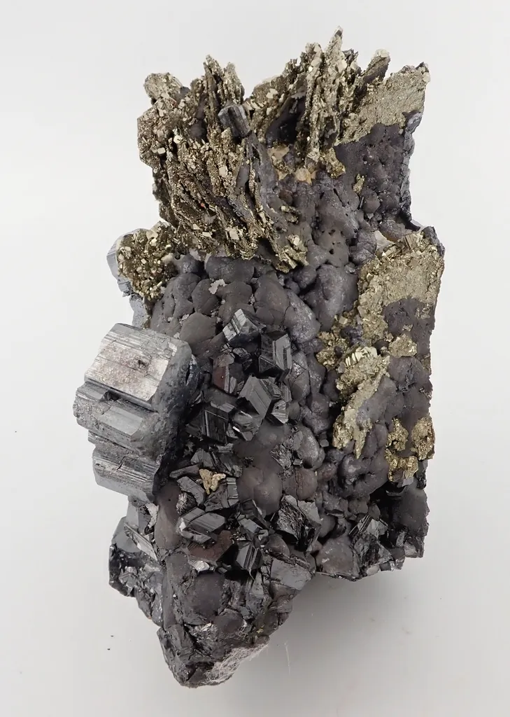 Bournonite with Pyrite, Galena and Sphalerite image