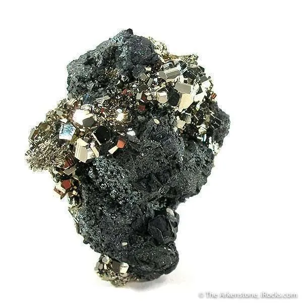 Bournonite With Pyrite (Utah!) image