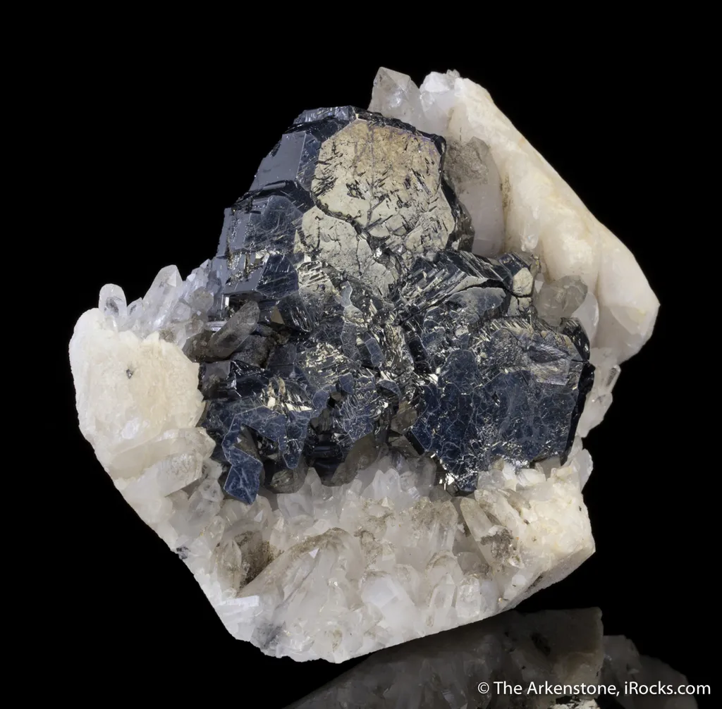 Bournonite with Quartz - image 4
