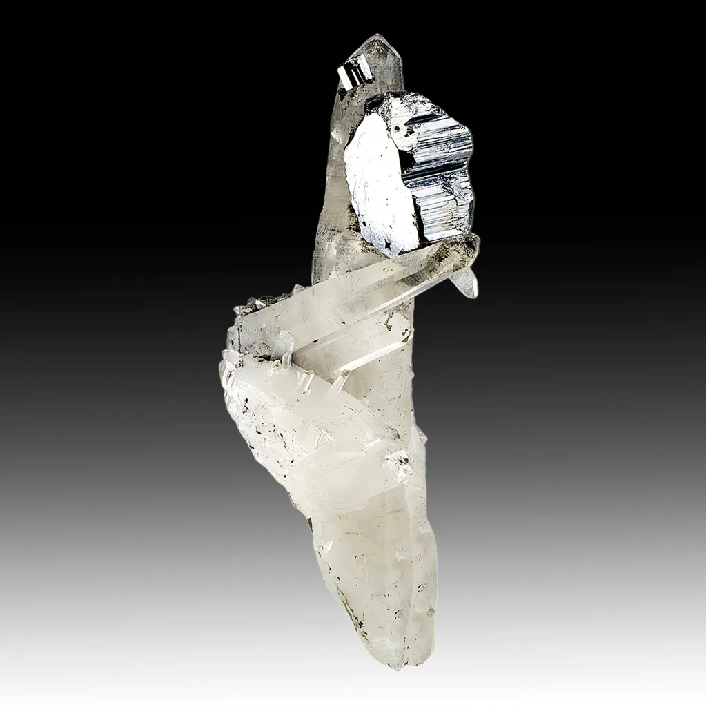 Bournonite with Quartz image