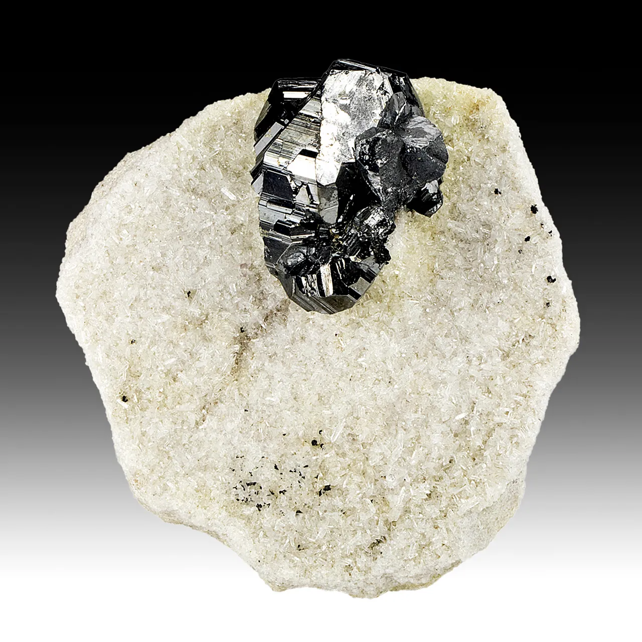 Bournonite with Quartz - image 1