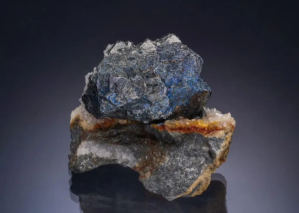 Bournonite with Quartz image