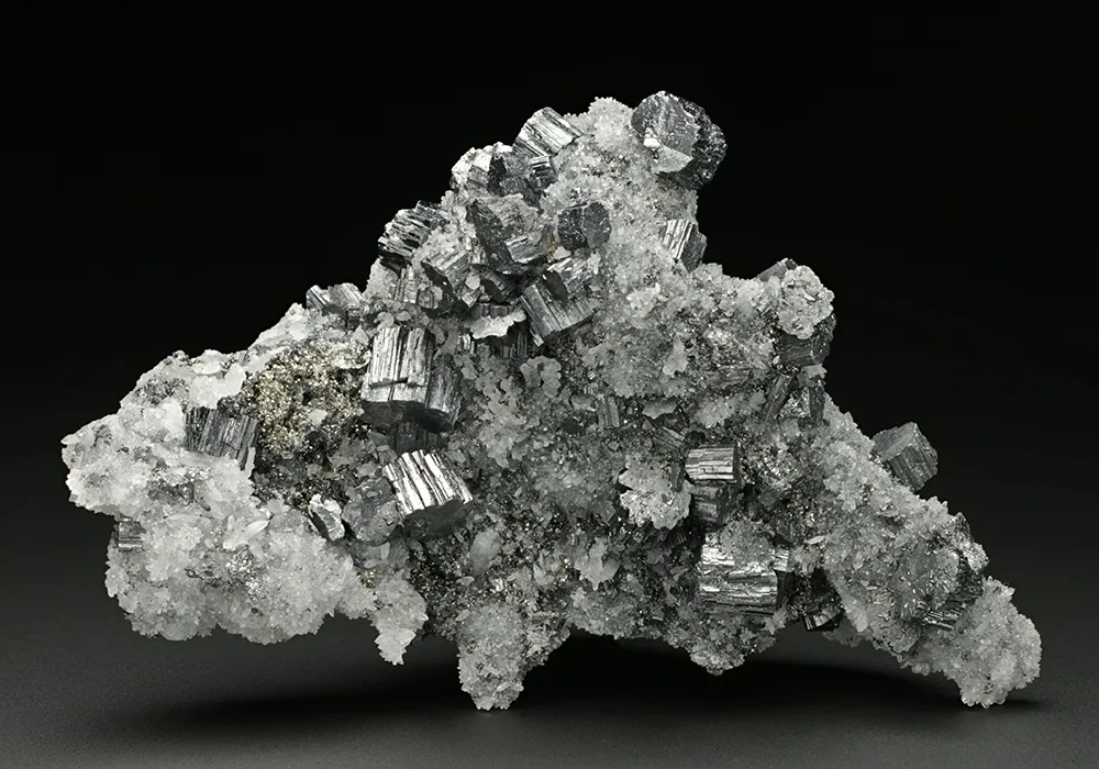 Bournonite with Quartz - image 1