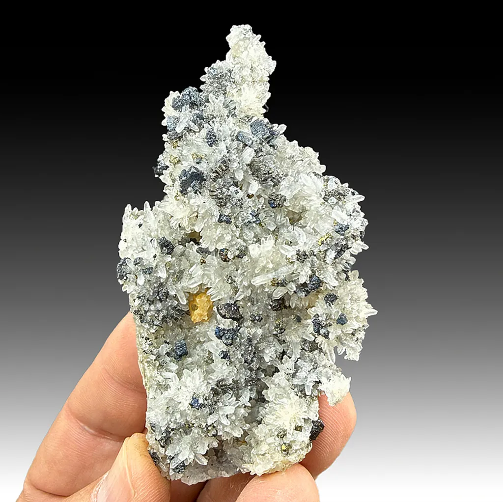 Bournonite with Quartz image