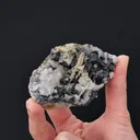 Bournonite with Quartz - image 2