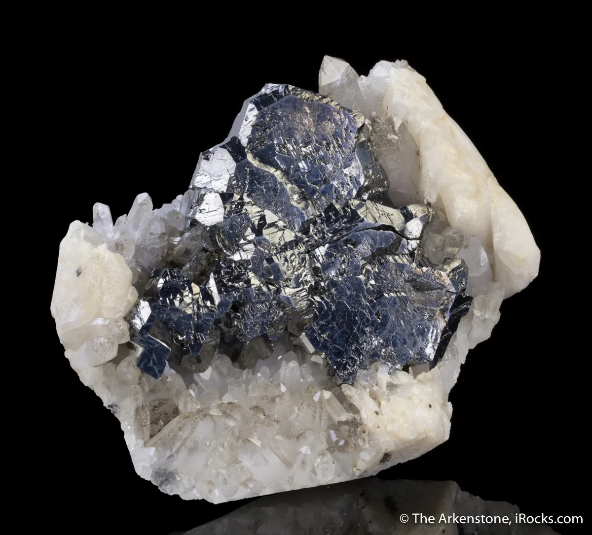 Bournonite with Quartz - image 3