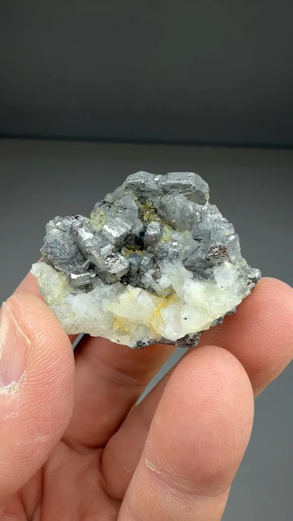 Bournonite with Quartz - image 2