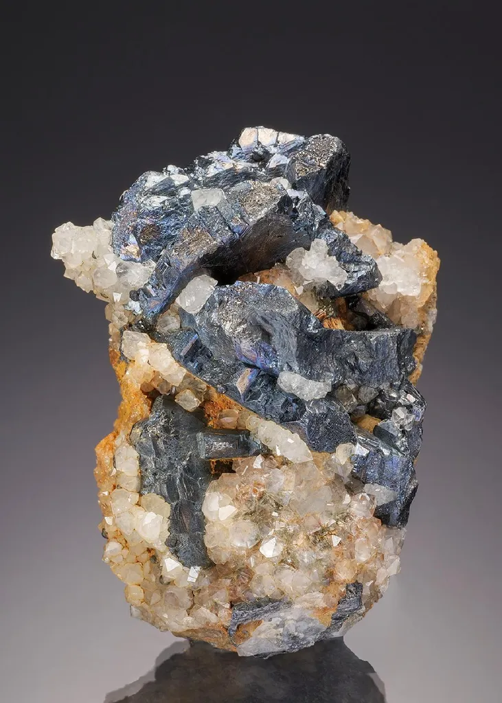 Bournonite with Quartz image