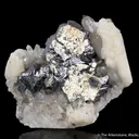 Bournonite with Quartz - image 1