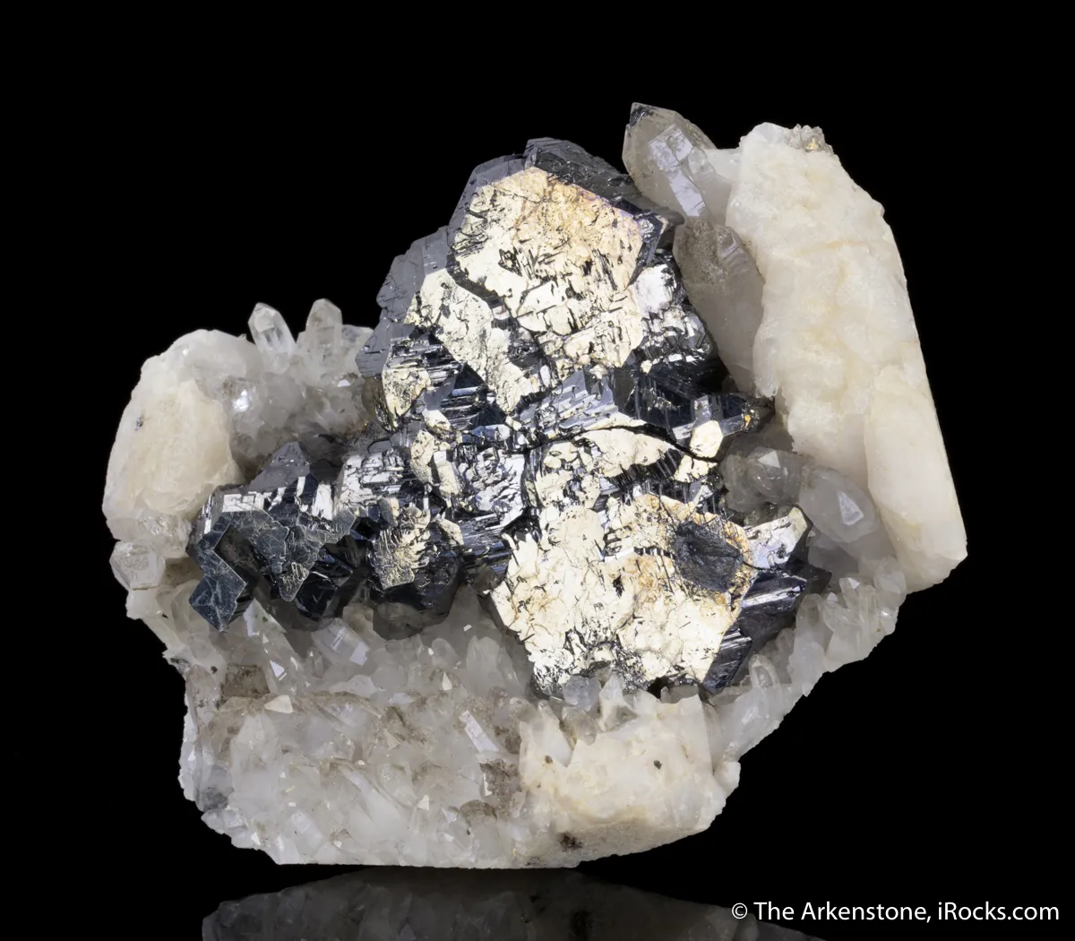Bournonite with Quartz - image 1