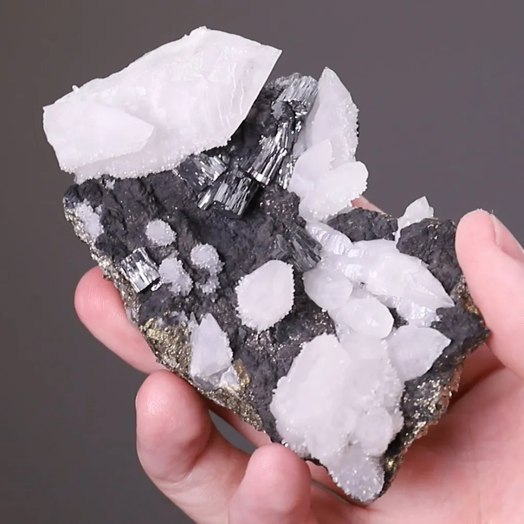 Bournonite with Quartz image