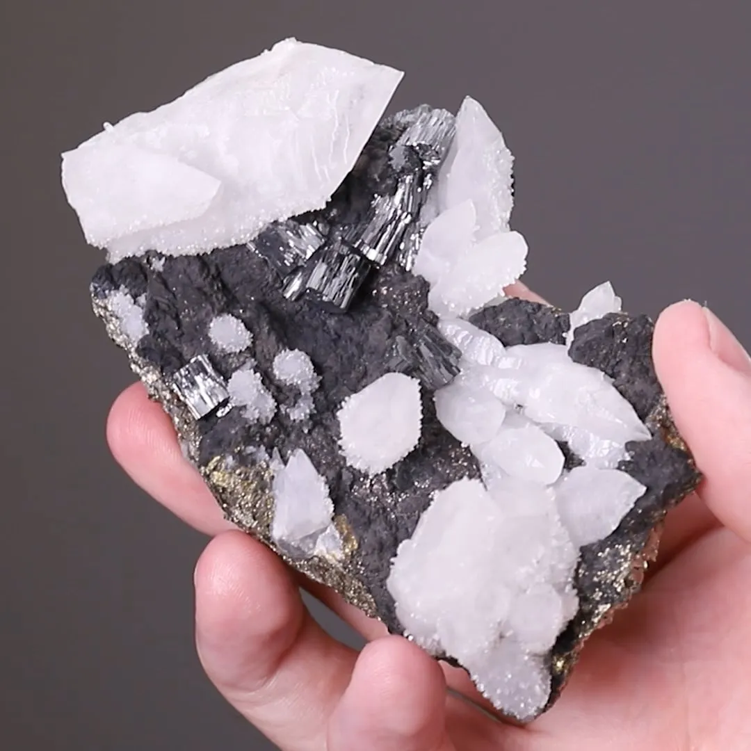 Bournonite with Quartz - image 2